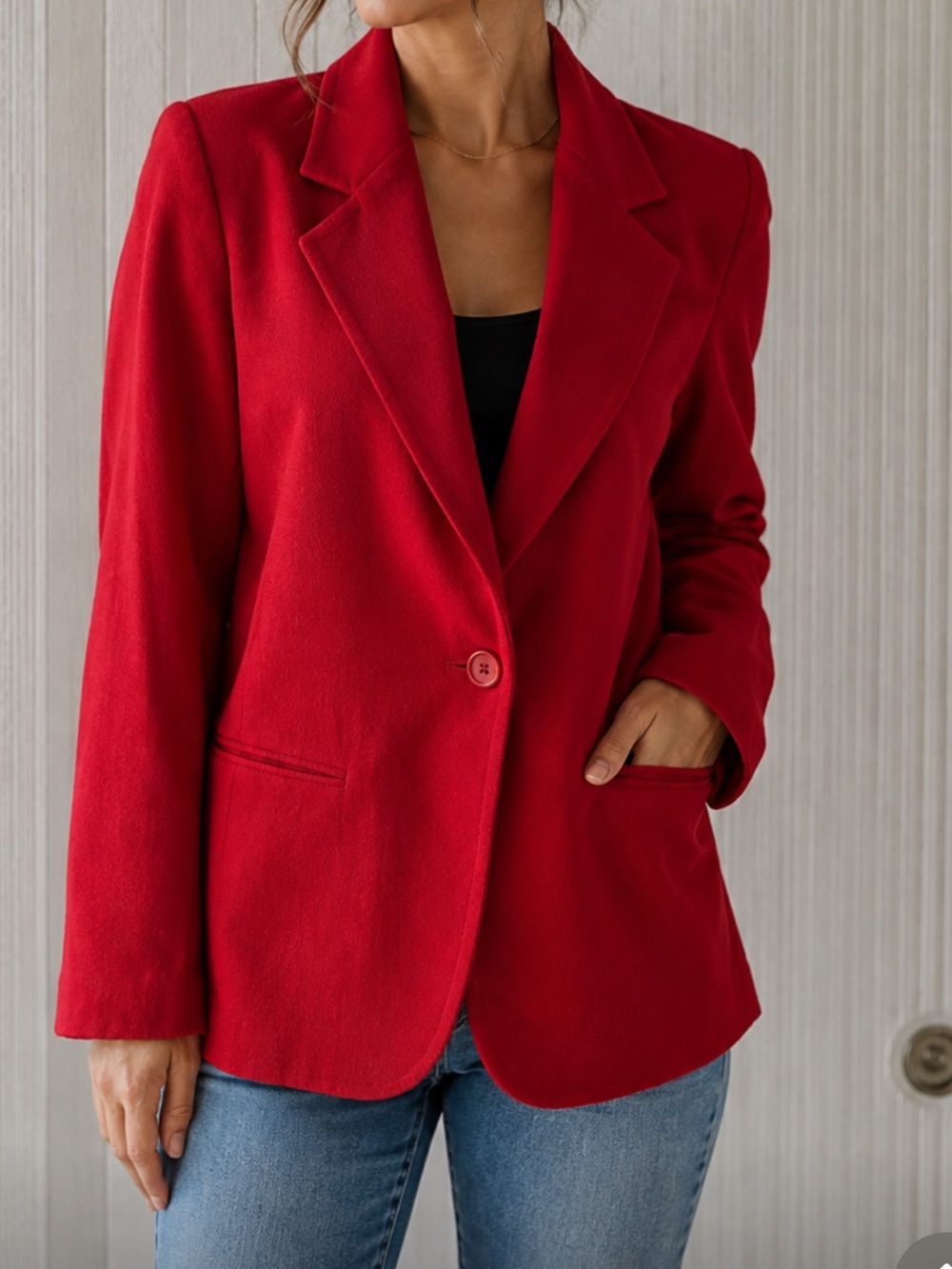Vintage Red Blazer size 10
